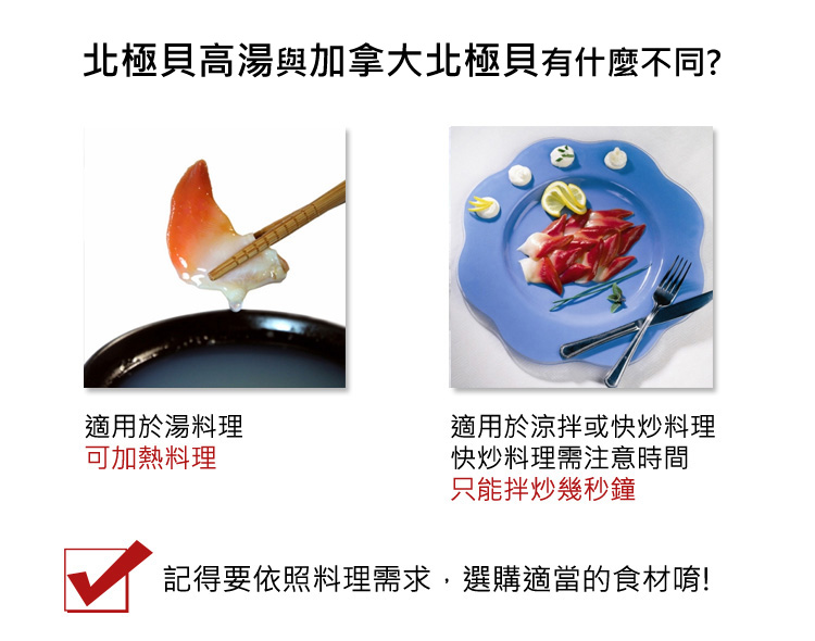 日芳北寄貝與加拿大北極貝有什麼不同？