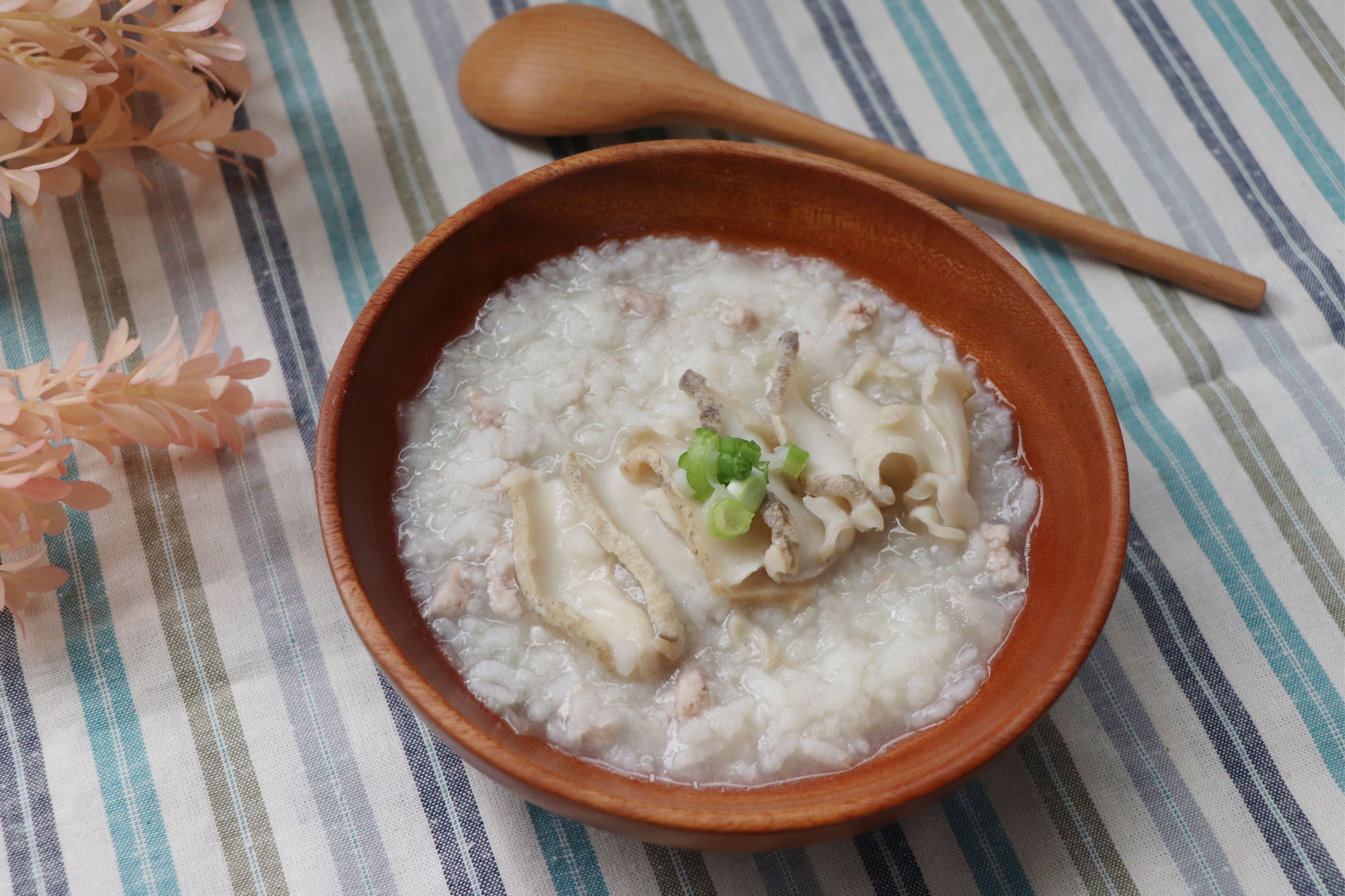 鮑魚片粥(碗)